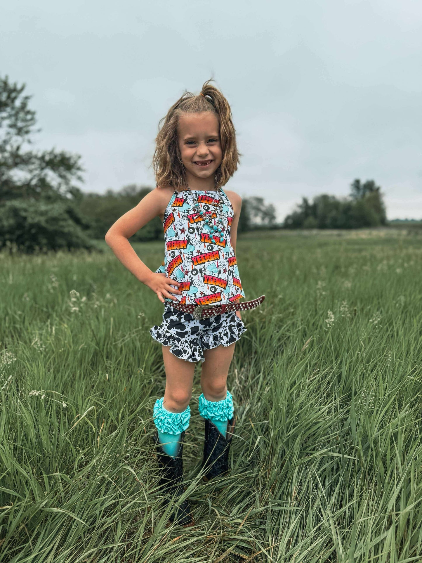 Wild West Mashup Swing Top (FINAL SALE)