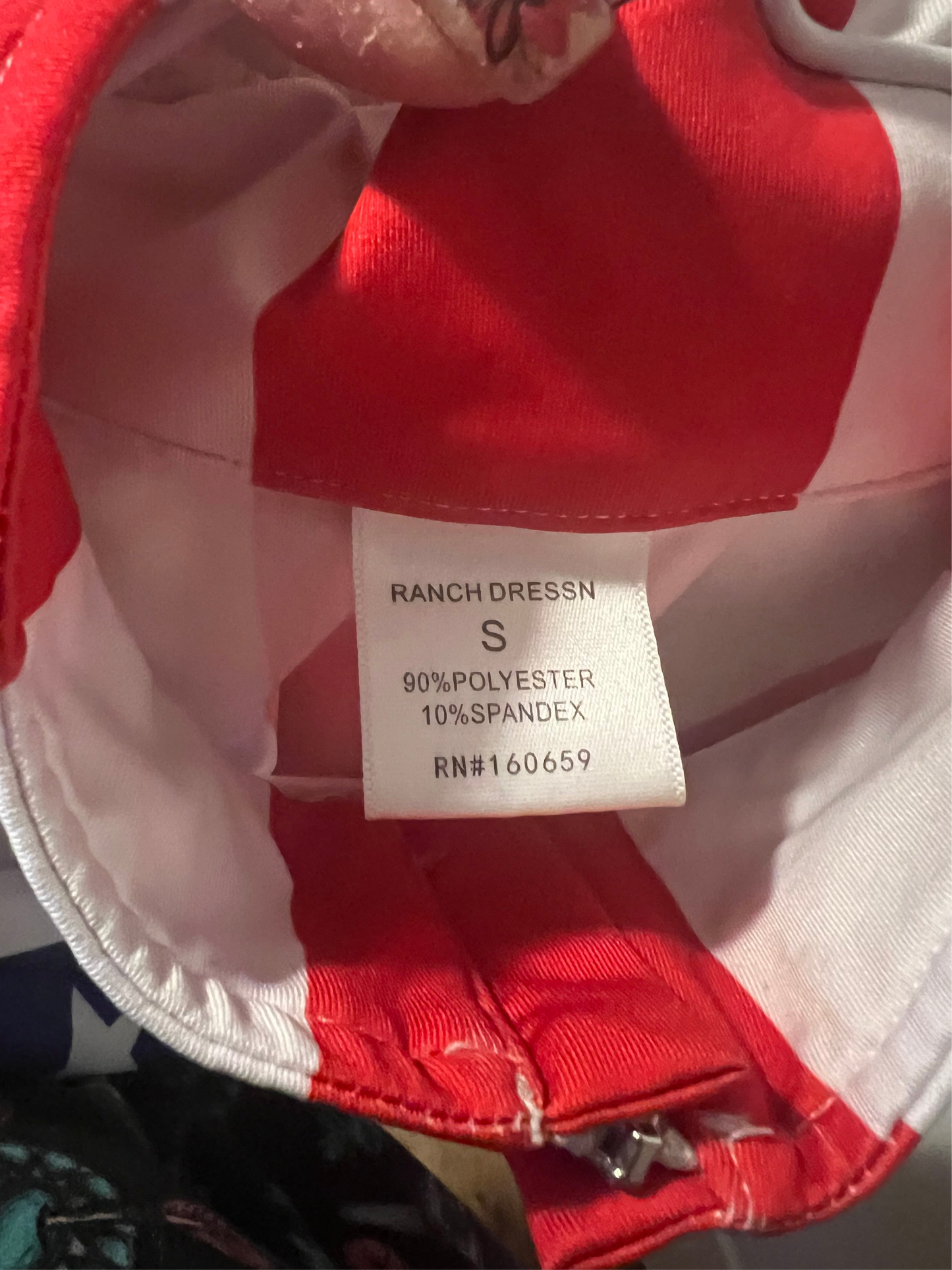 Fallon Taylor Sponsors shirt- Red /white/blue long sleeve