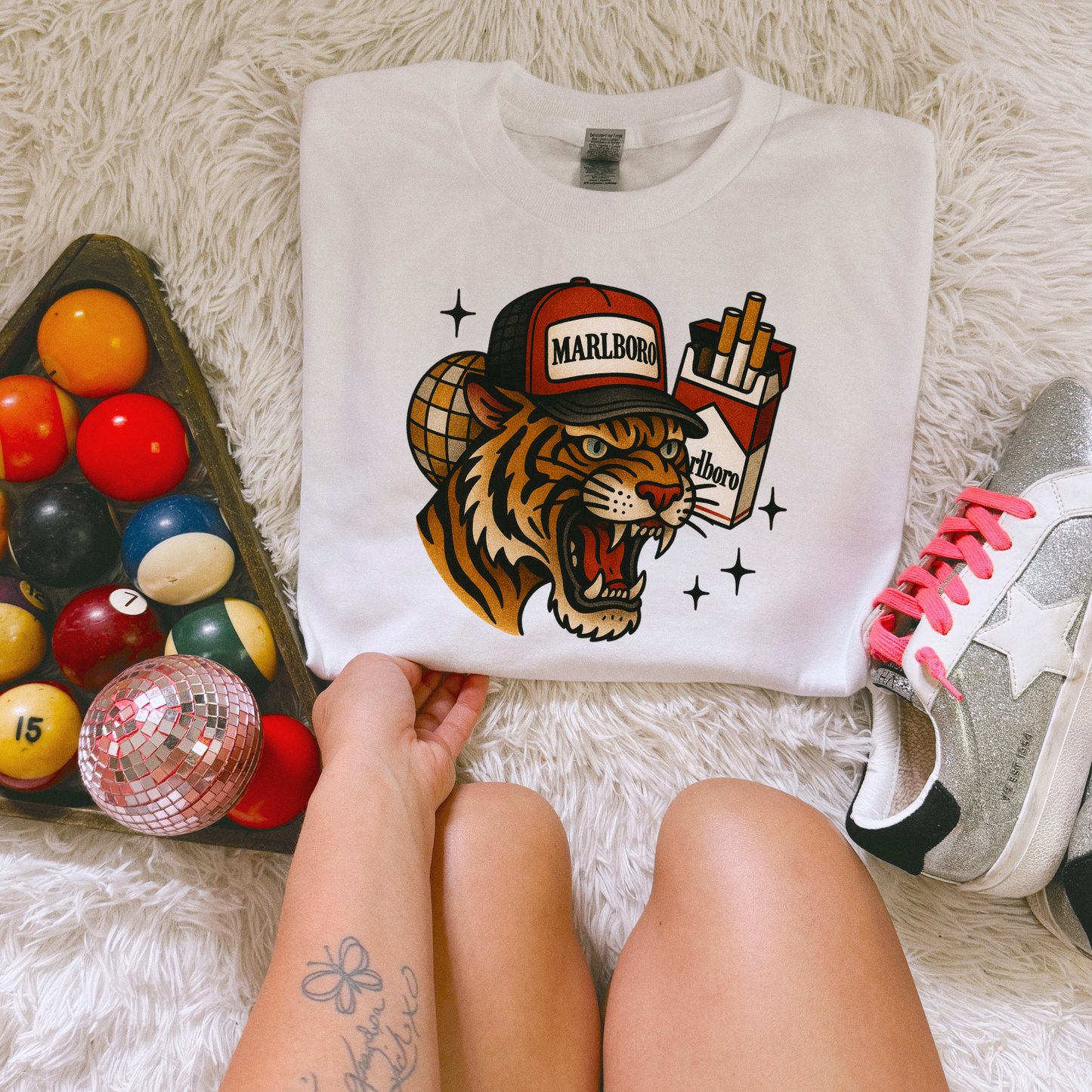 Boro Tiger TEE or CREWNECK