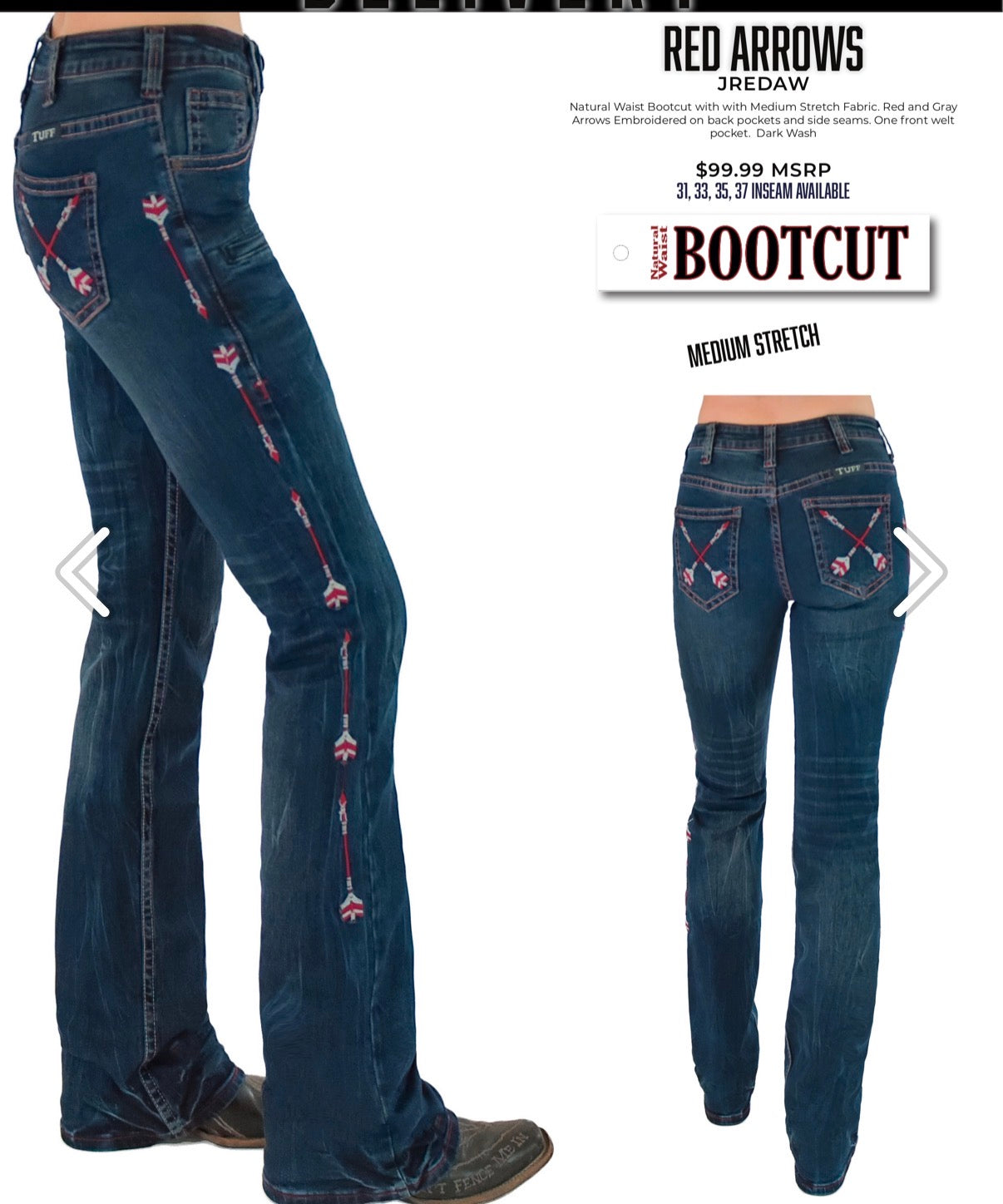Red Arrows cowgirl Tuff