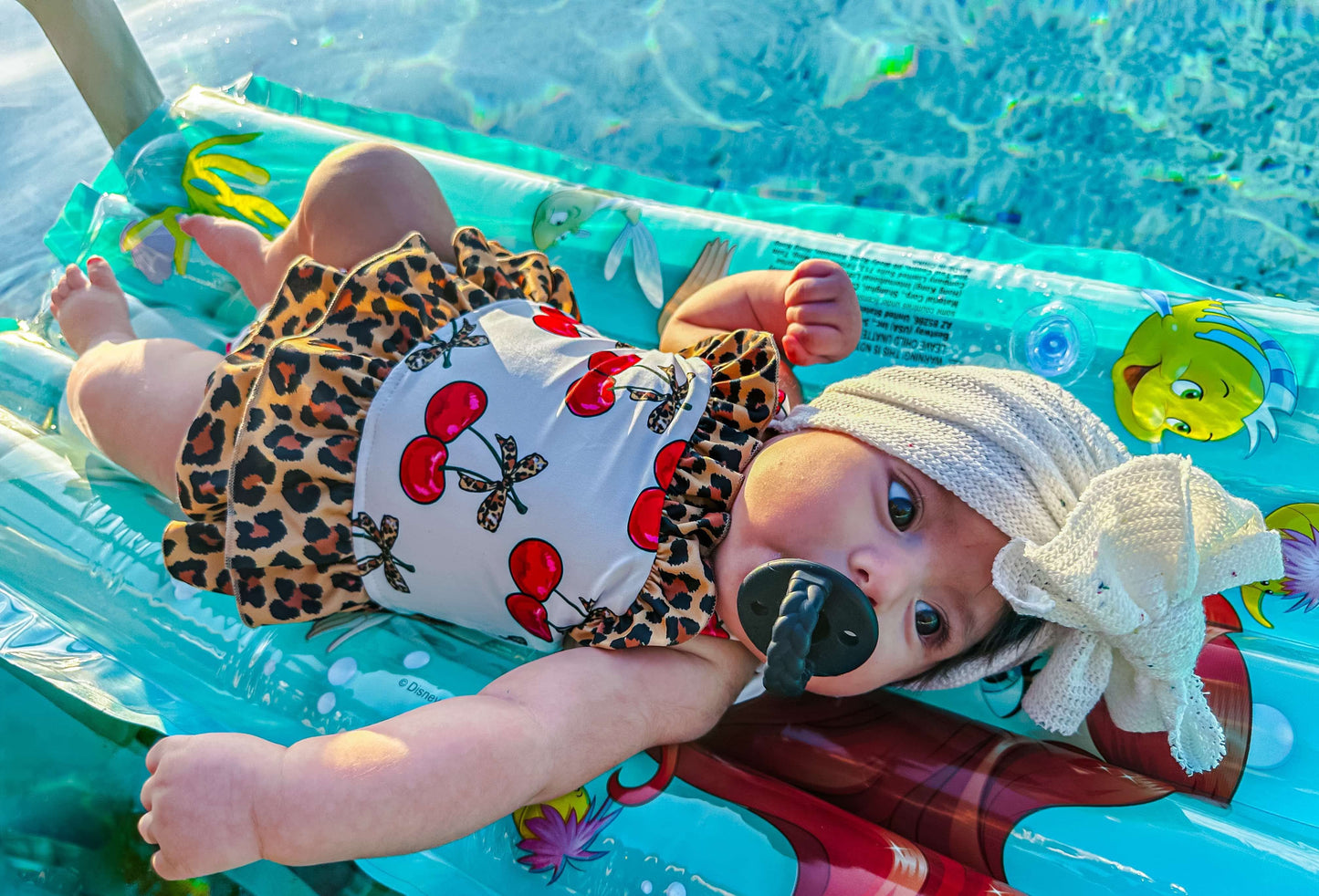 Cherry-licious Ruffled Swim Suit (FINAL SALE)