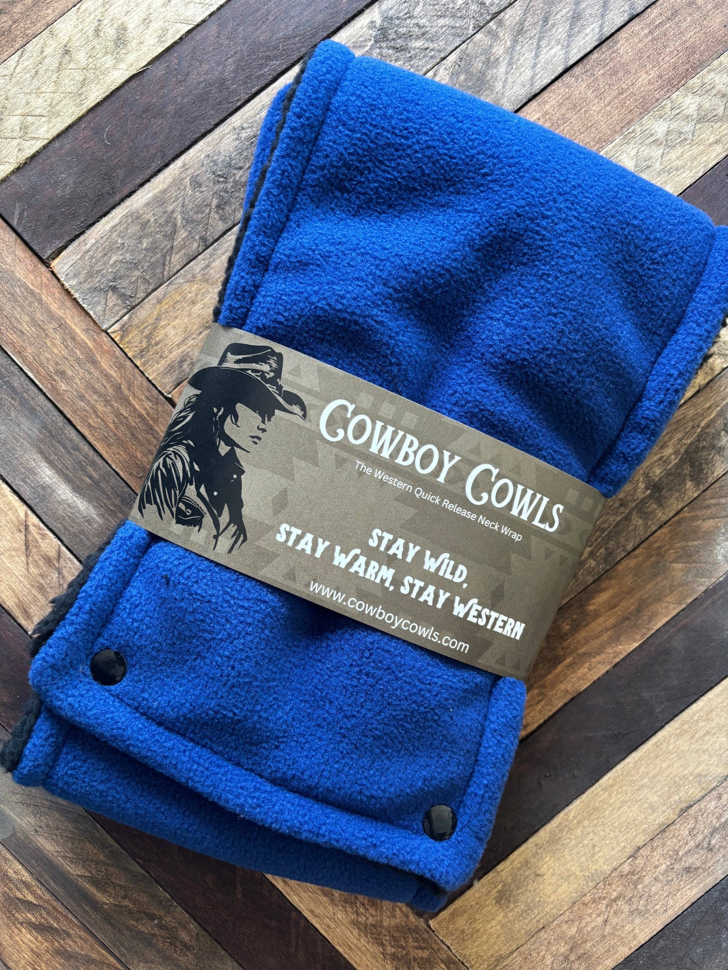 Royal Blue Cowboy Cowl