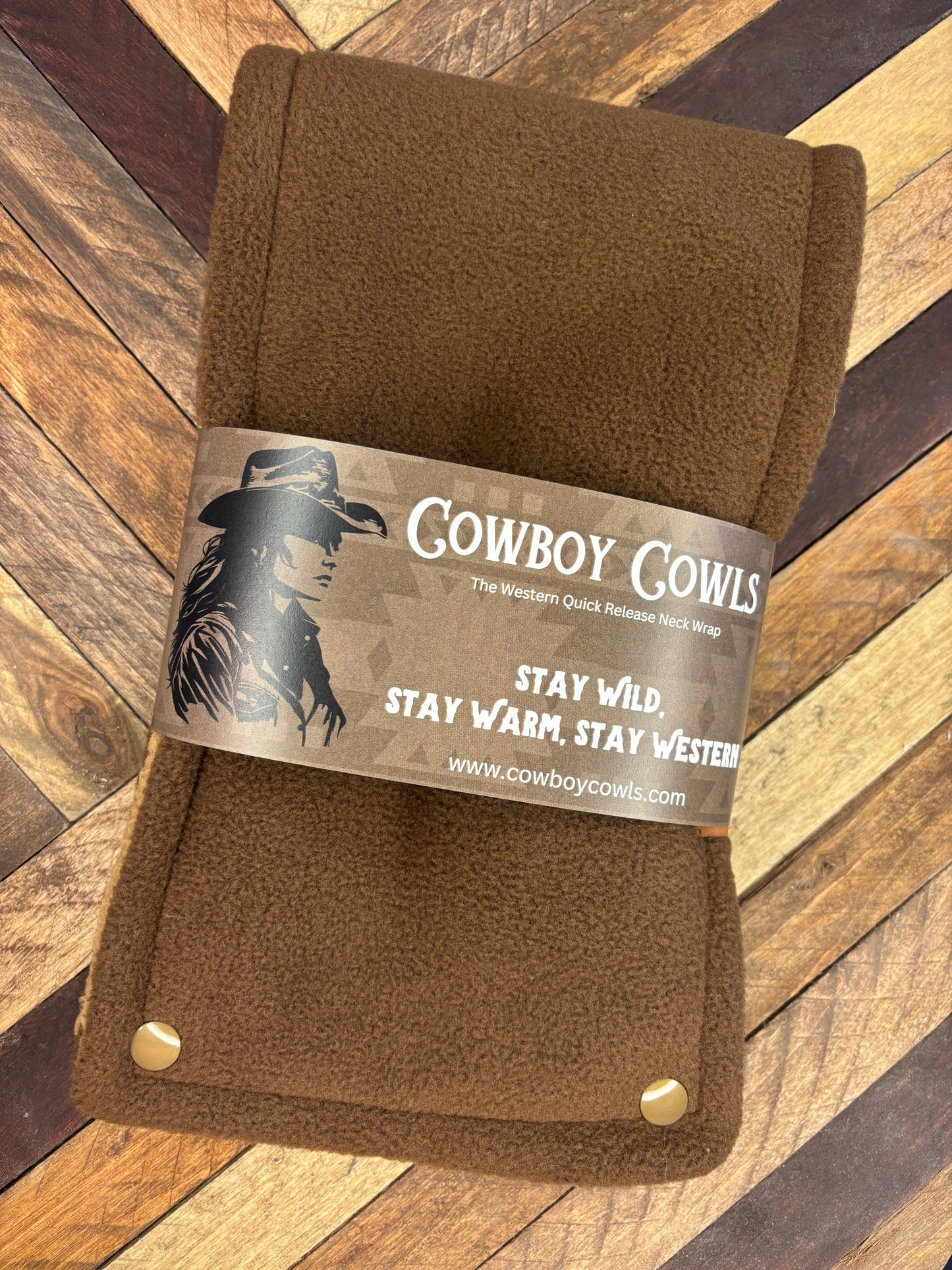 Coffee brown Cowboy Cowl