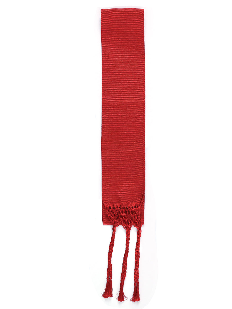 Mexican Charro Sash-Belt 50% Cotton, 50% Polyester Red 601362