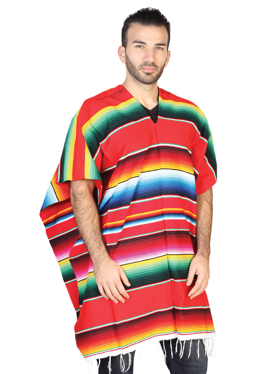 Mexican Artisanal Poncho 100 Acrylan Multicolor 602563