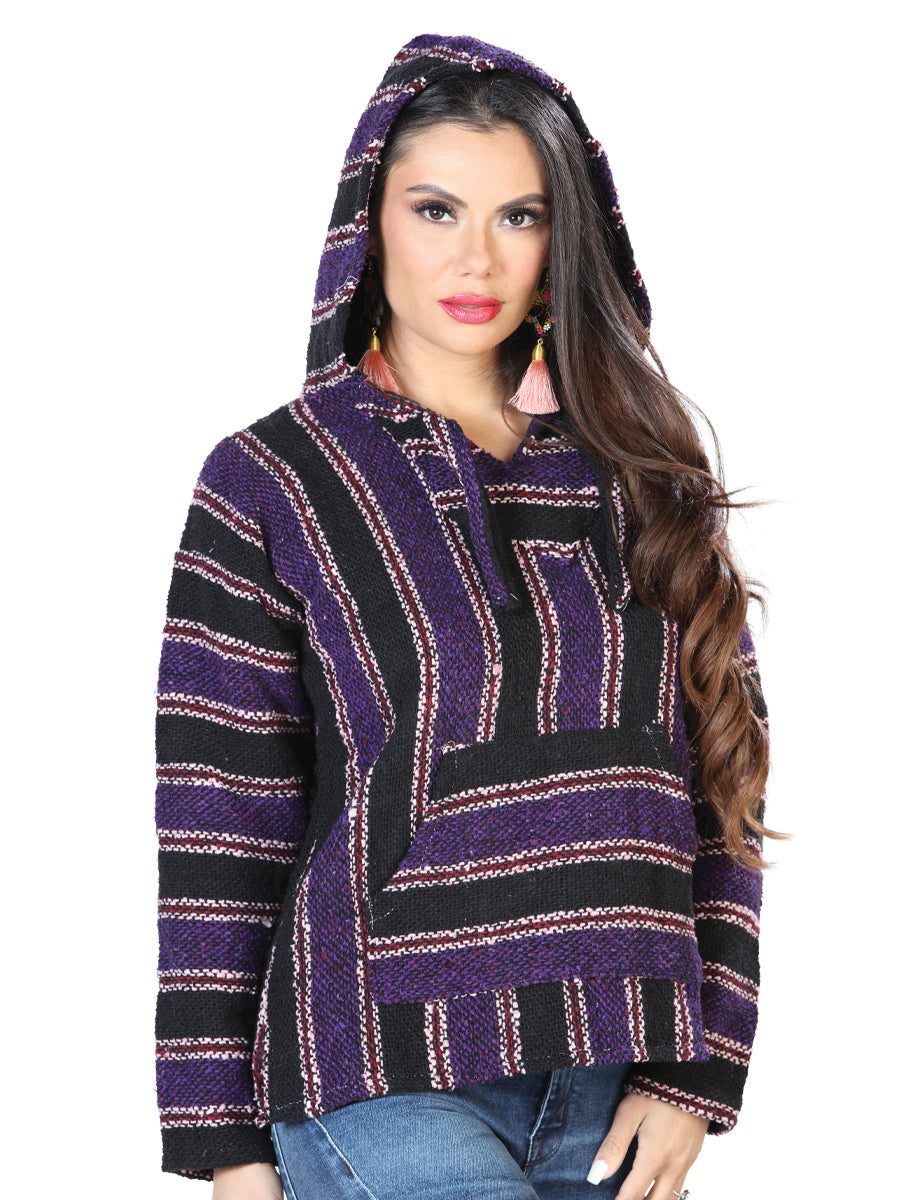 Sweatshirt Artisanal Jerga 100% Acrylan Purple 603853