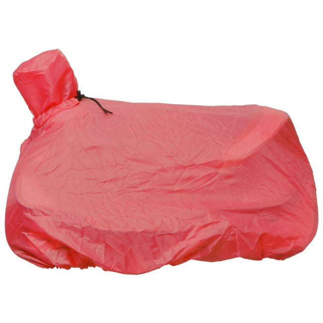 TOUGH1 TOTAL NYLON SADDLE COVER/TOTE - RED