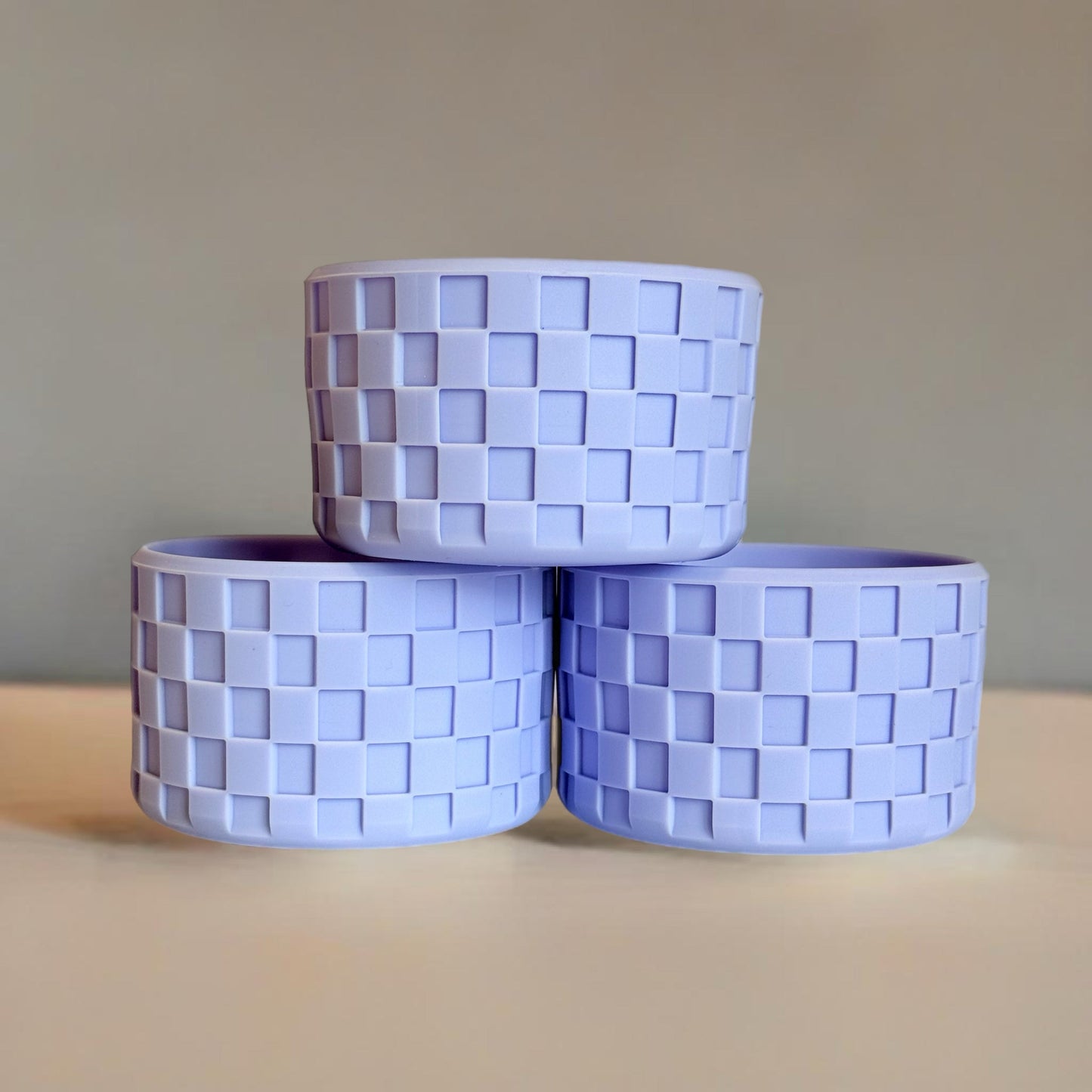 Lavender Checkers Tumbler Boot