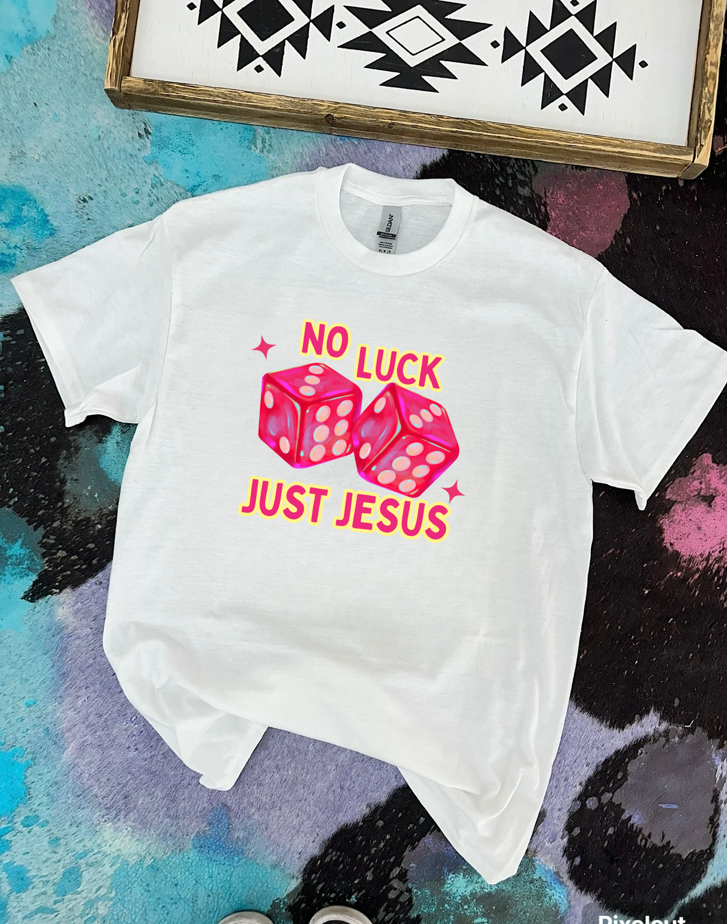 No Luck Just Jesus TEE or CREWNECK