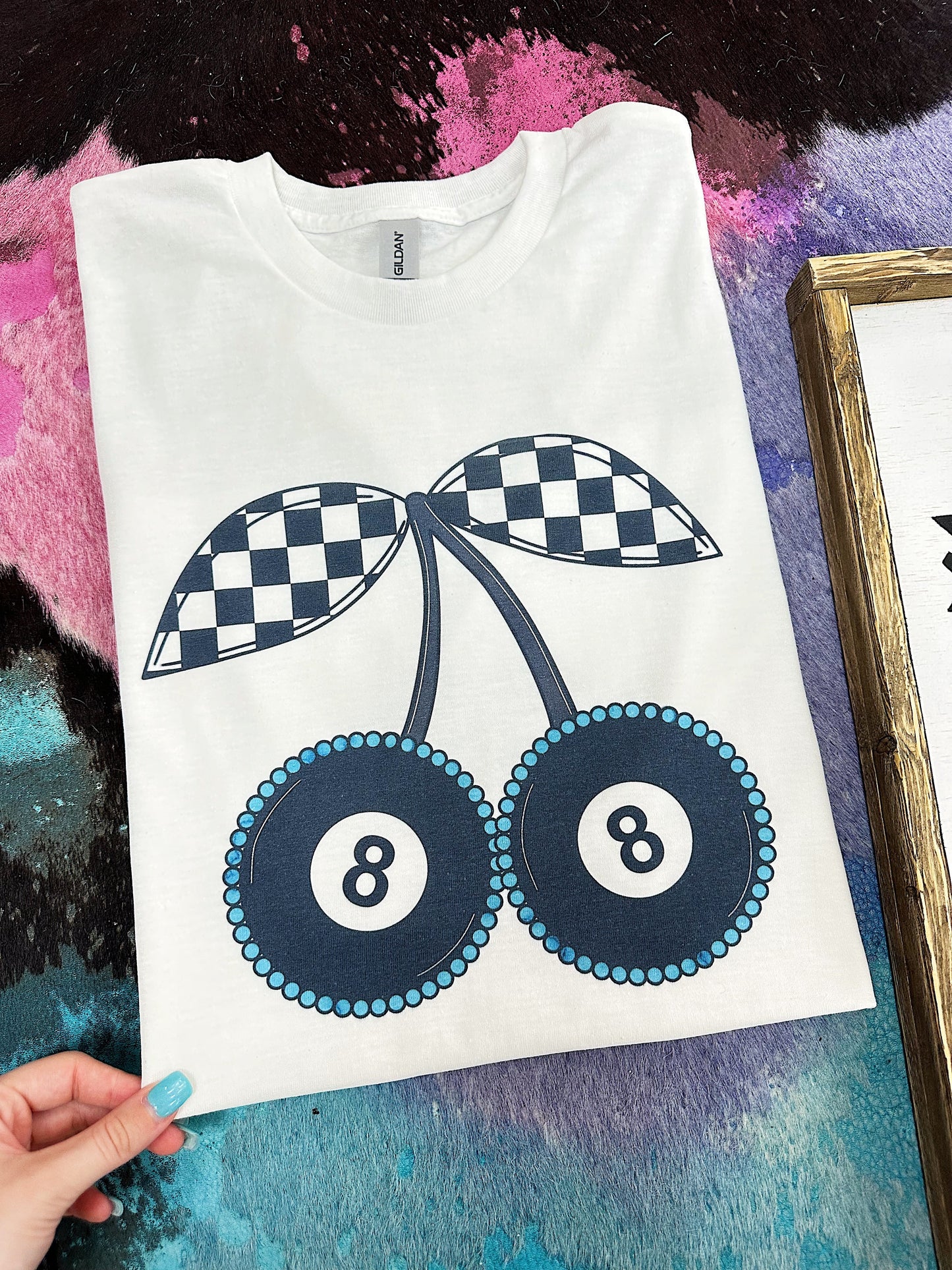 8 Ball Cherries TEE or CREWNECK
