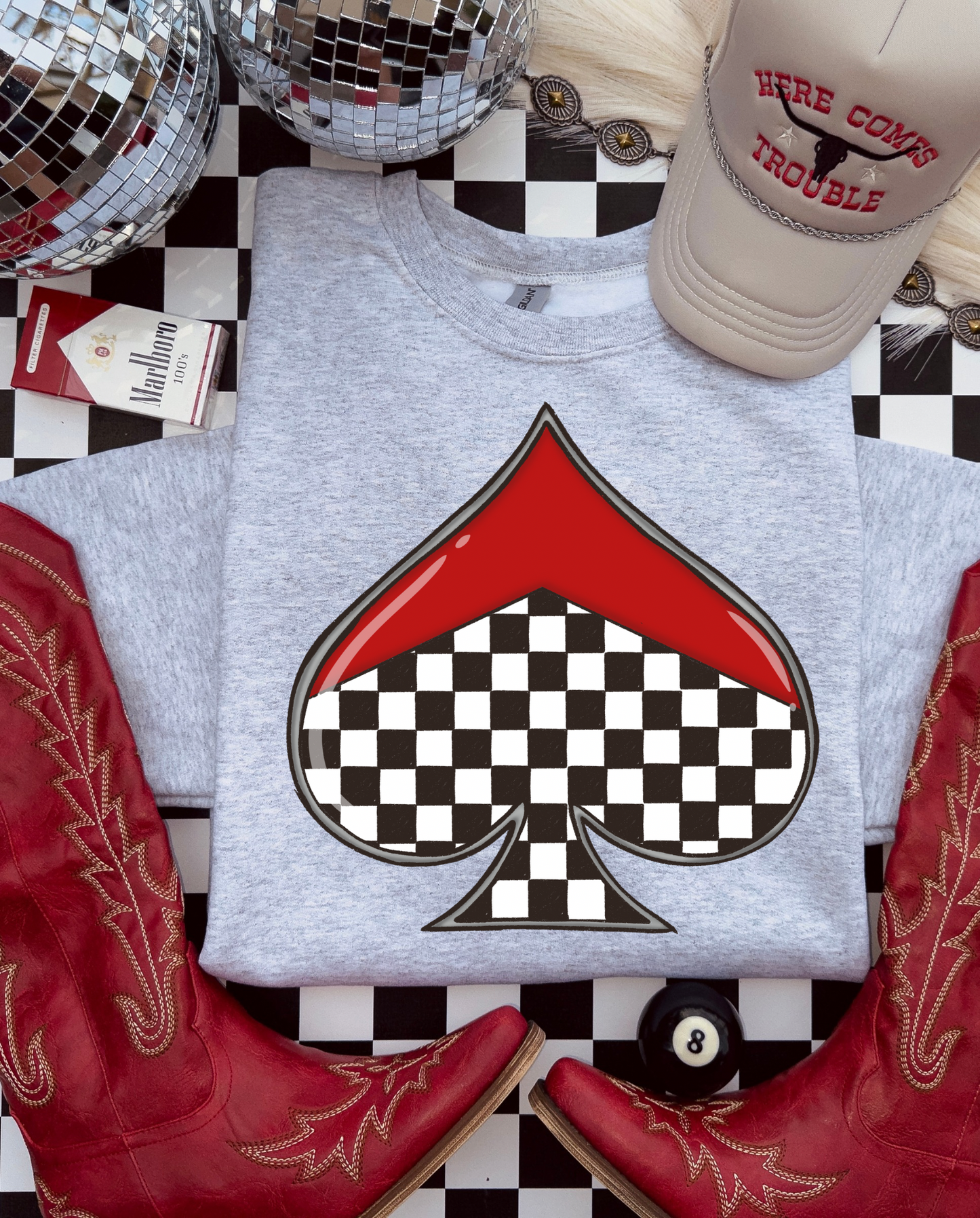Marlboro Spade Crewneck