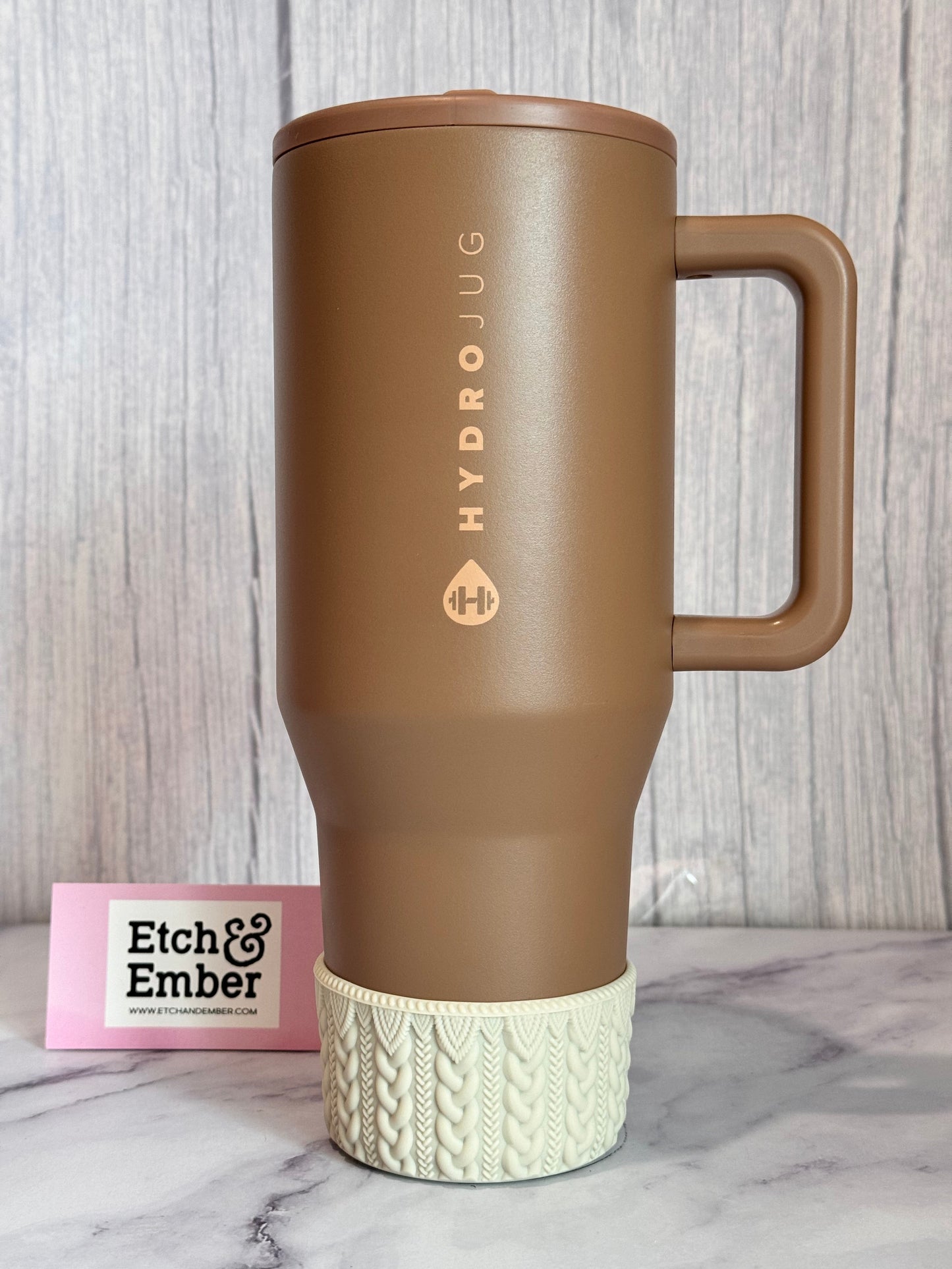 Macadamia Tan MACRAME Tumbler Boot -fits 20-40oz