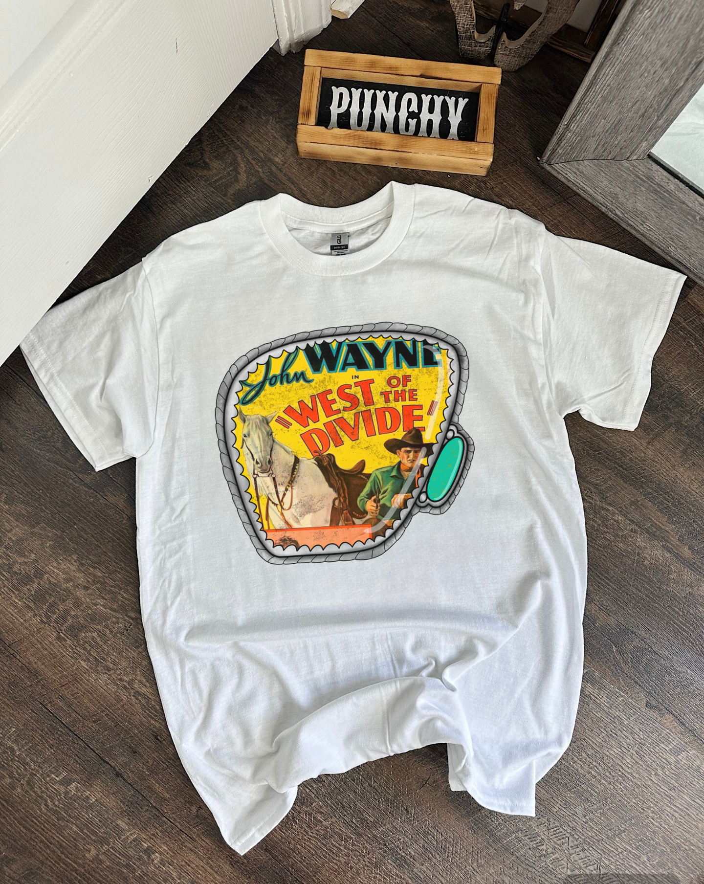 J Wayne Tee or Crewneck