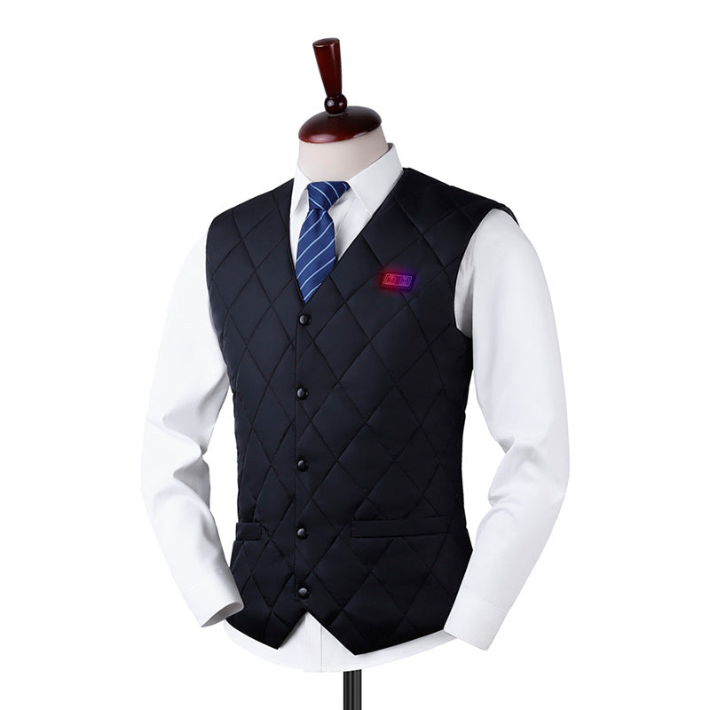 Sixteen zone intelligent heating vest for winter warmth, USB electric heating vest, constant temperature men's and women's horse clips