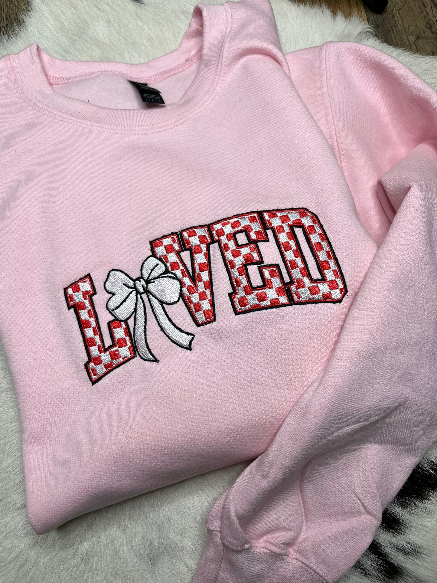 Loved Embroidered Pullover