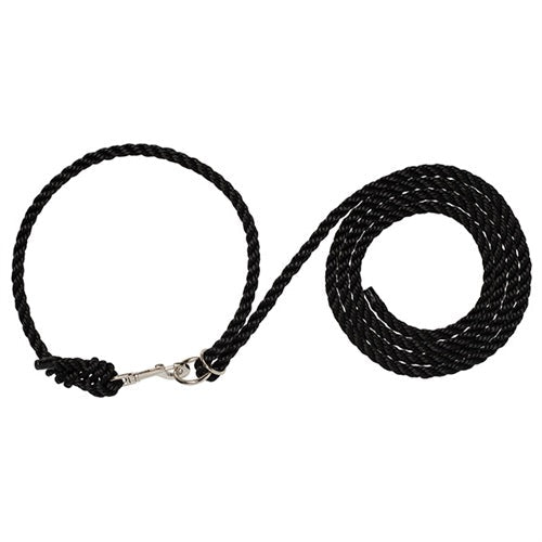 Livestock Adjustable Poly Neck Rope - Black