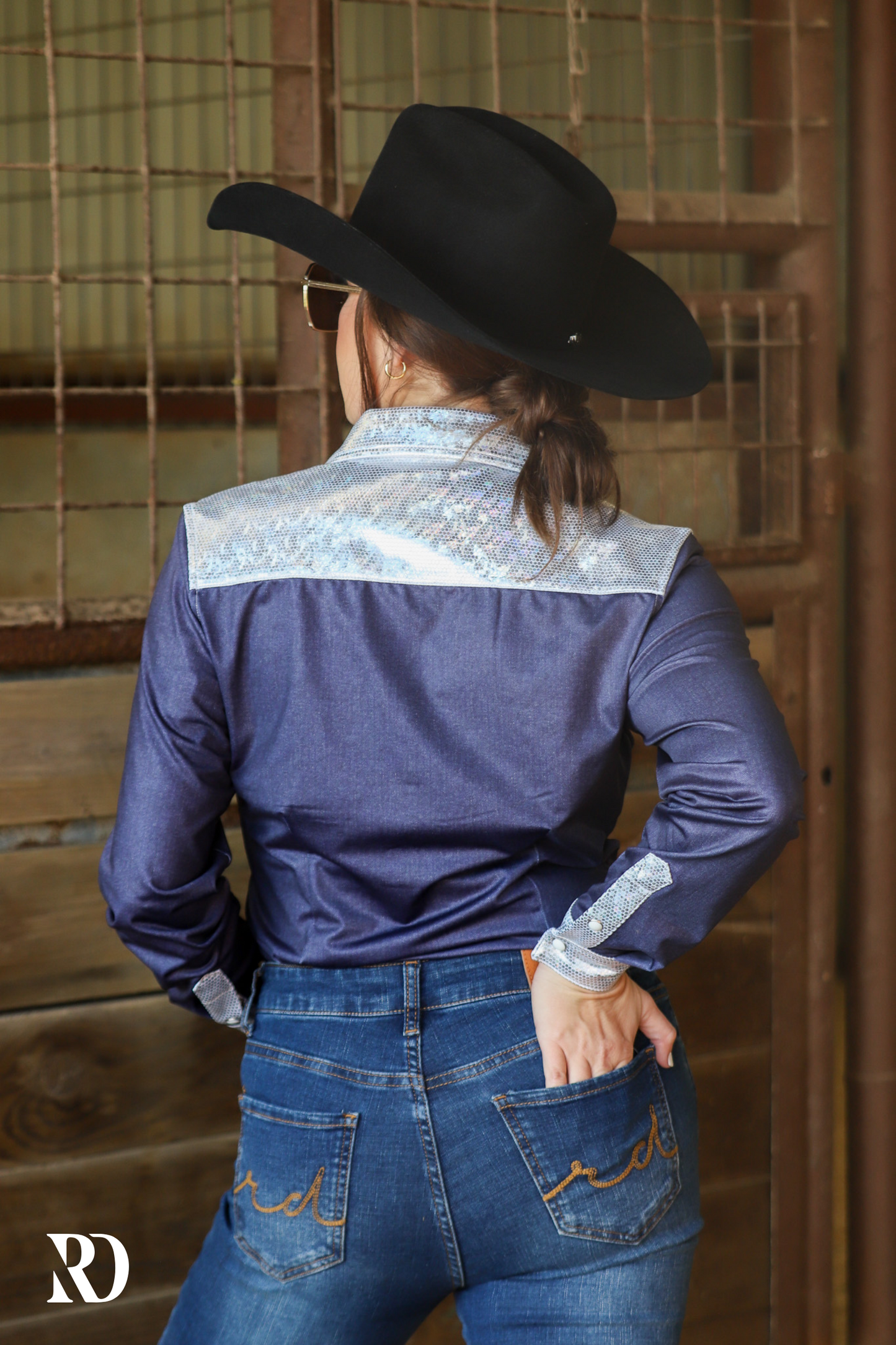 DENIM & DISCO PERFORMANCE RODEO SHIRT