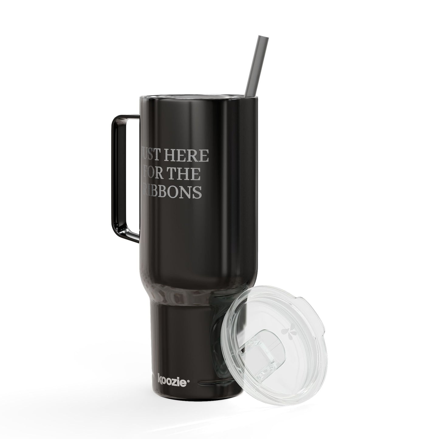 Insulated Tumbler with Lid, 40oz (Engraving) - Here For The Ribbons