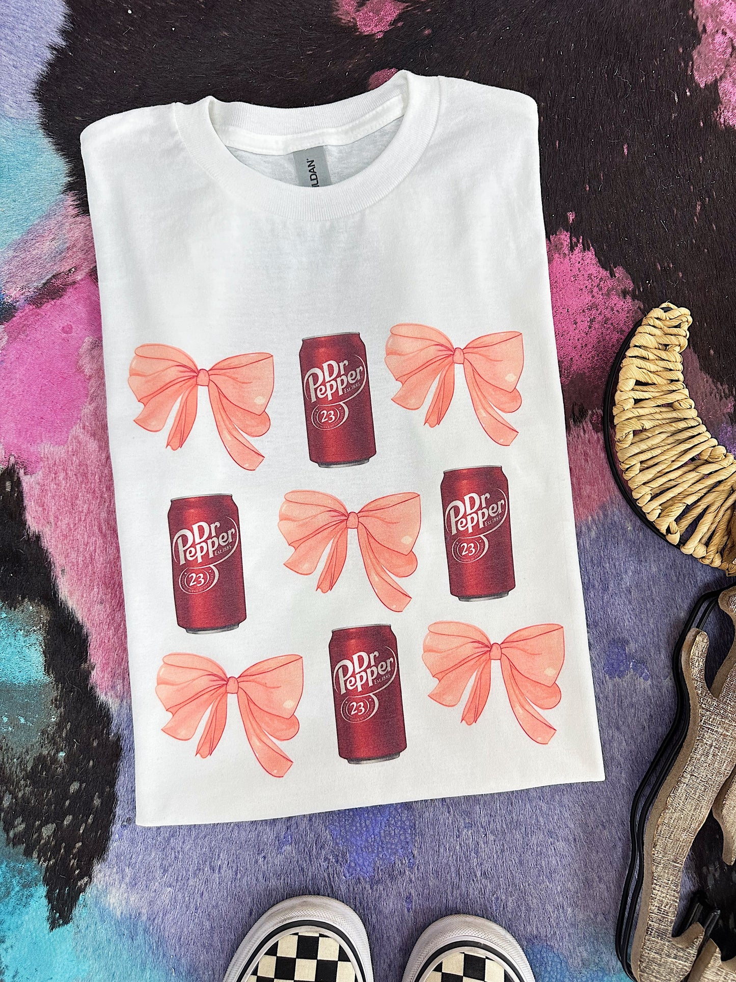 Bows & Soda TEE or CREWNECK