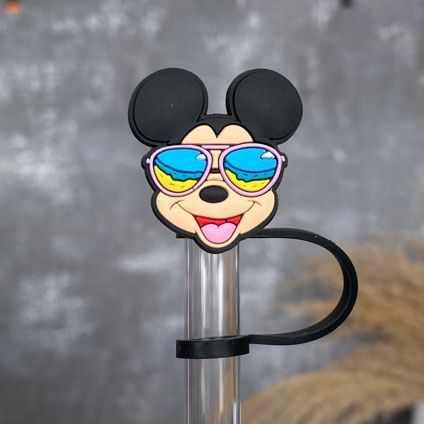 Mickey Straw Topper- Magical Vacation Blue Green