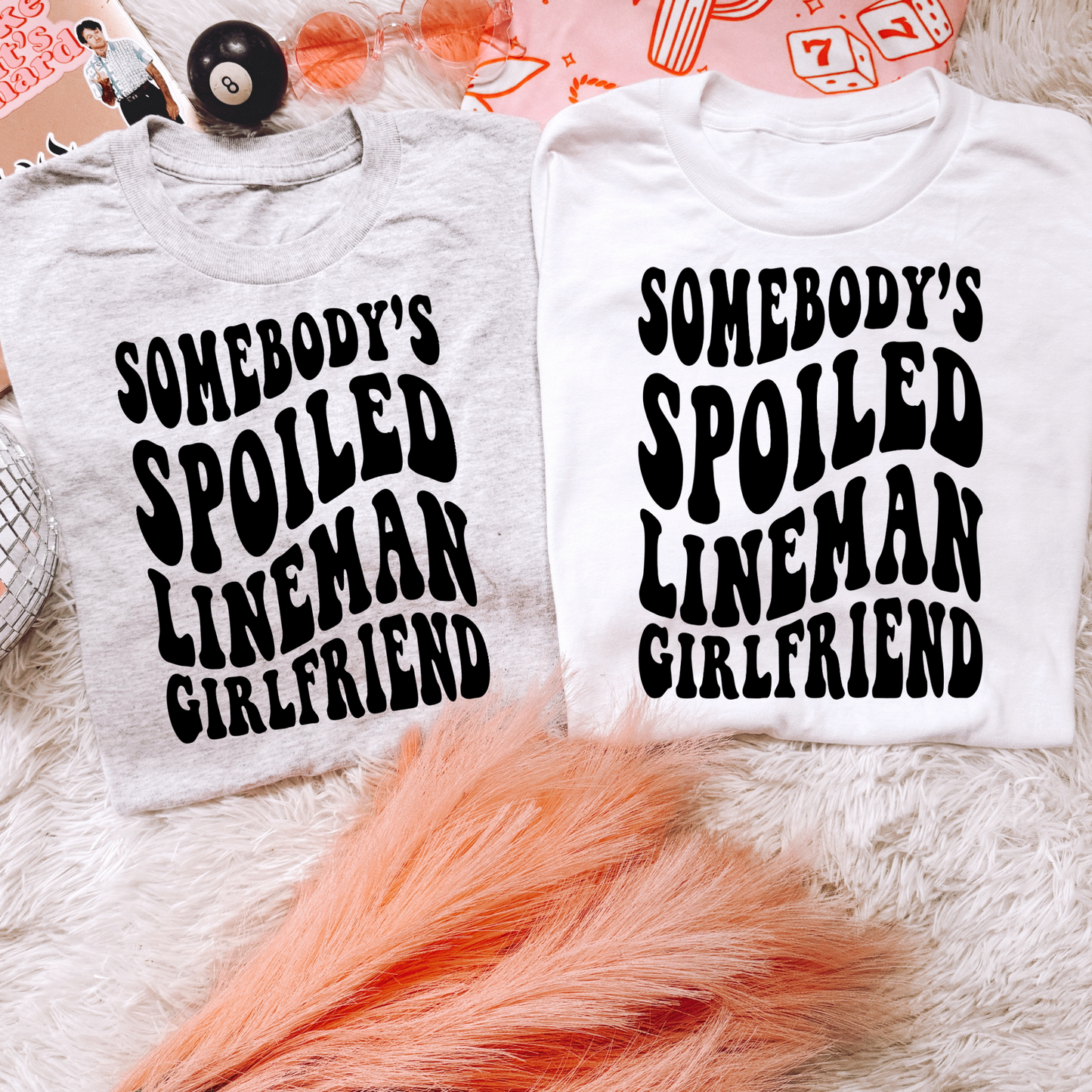 Lineman Gf TEE or CREWNECK (front & back design)