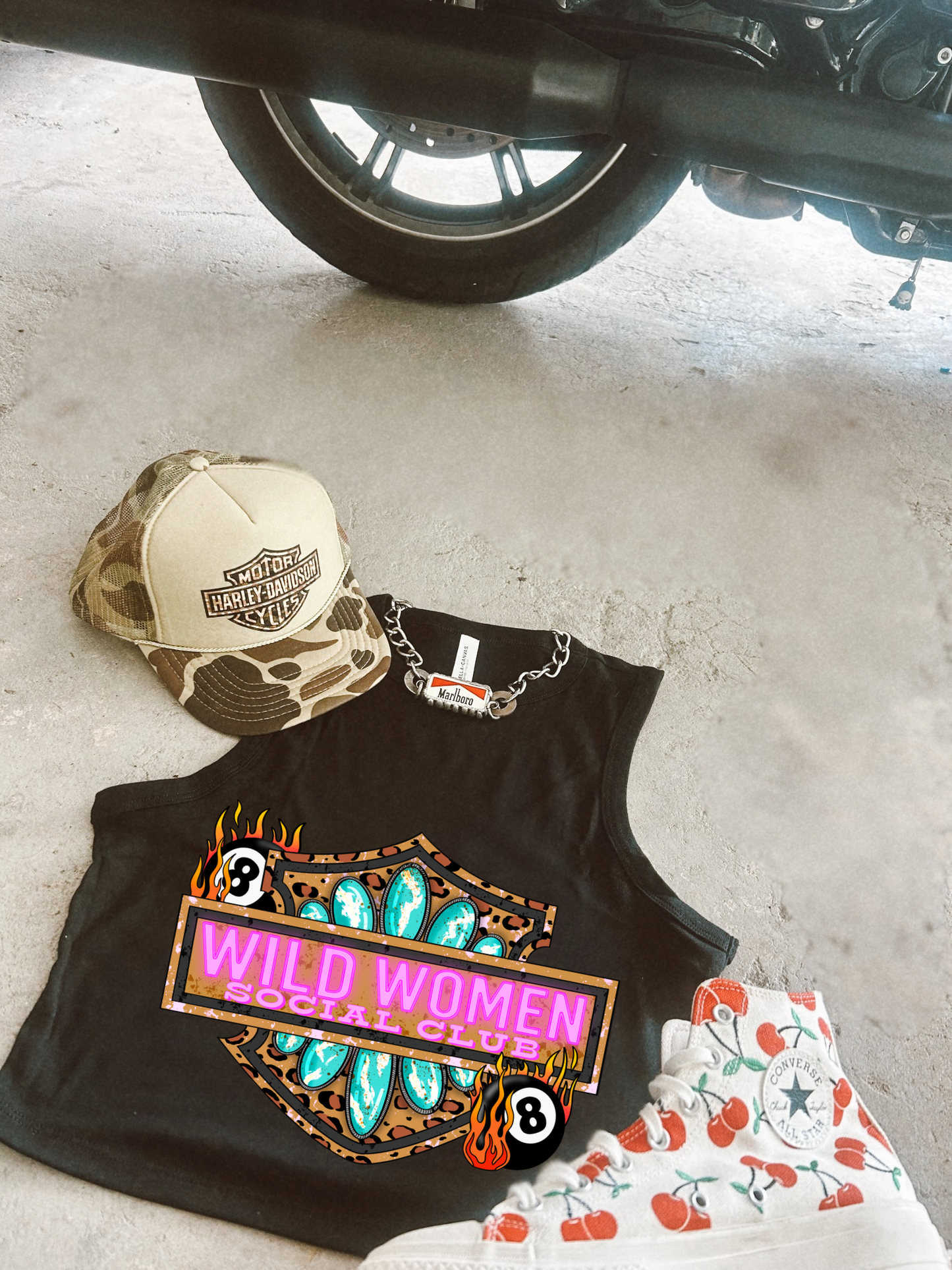Wild Women Ribbed Racer Tank