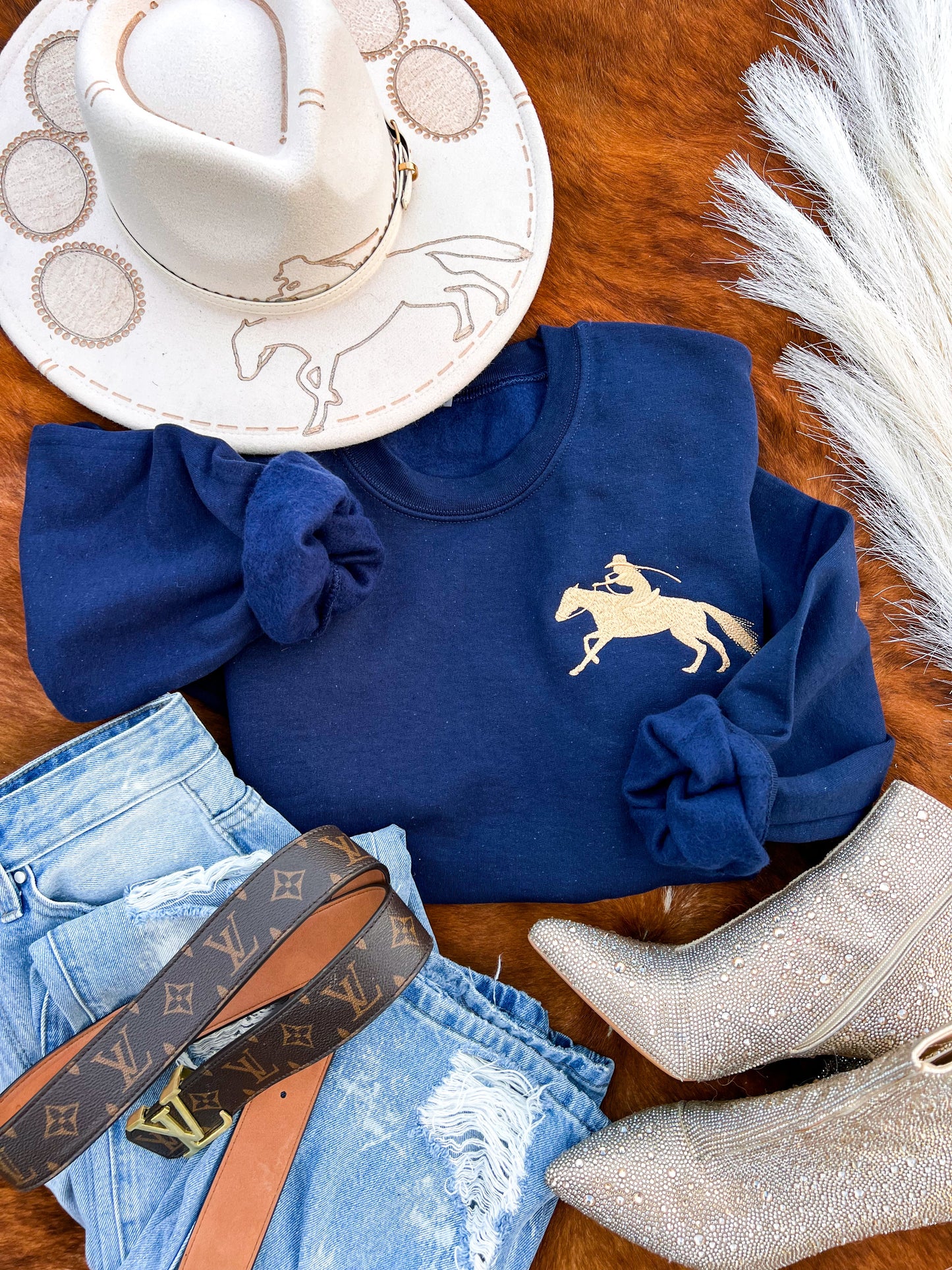 Signature Navy Sweatshirt