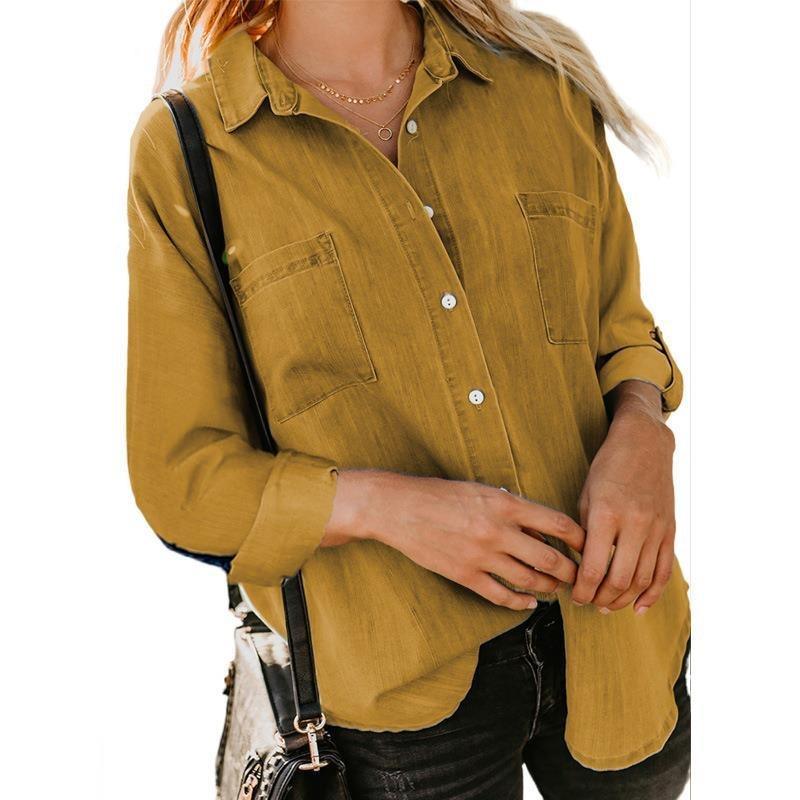 SilkSoft Loose Fit Denim Shirt