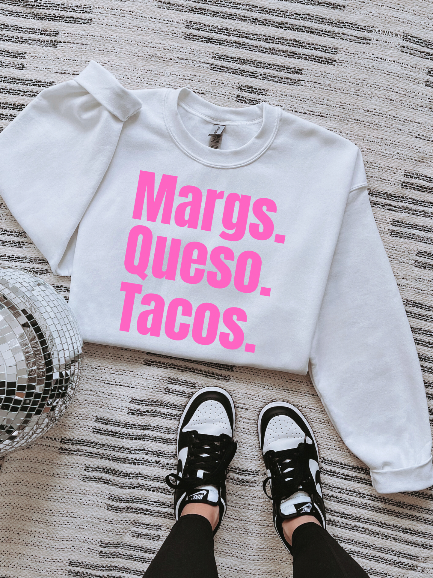 Margs, Queso, Tacos TEE or CREWNECK