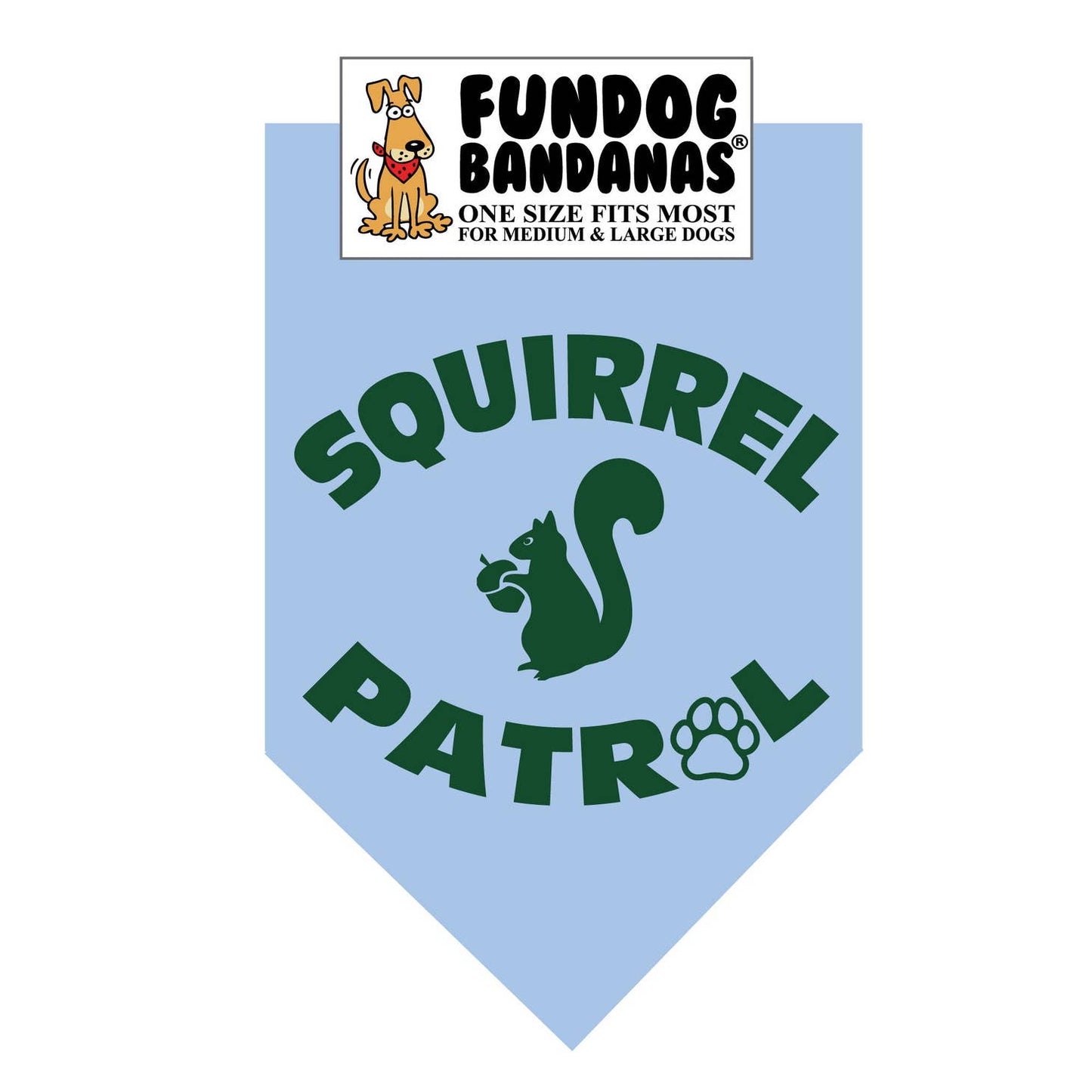 Squirrel Patrol Bandana-Made in USA