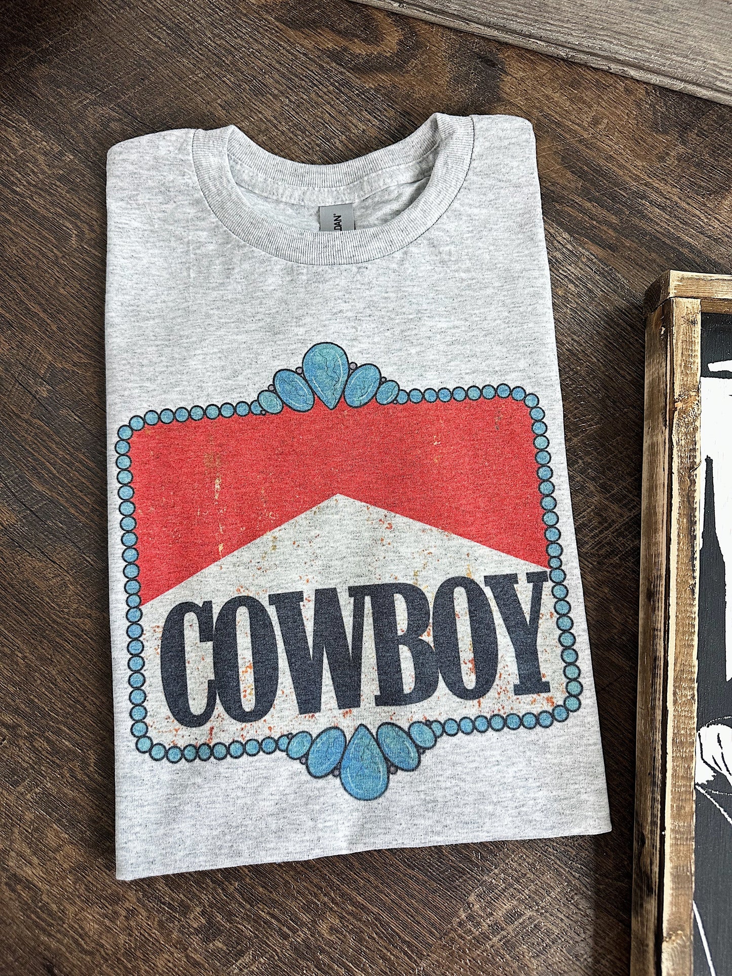 Cowboy TEE or CREWNECK