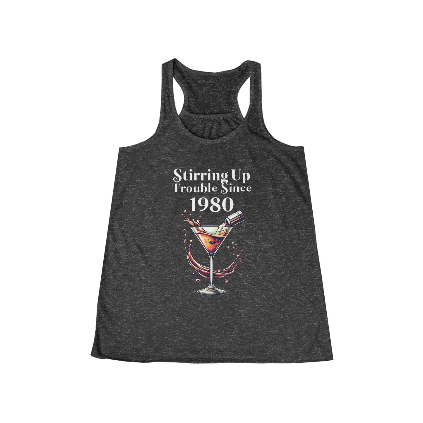 Serve Style & Sass Womens Flowy Racer Back Tank Top