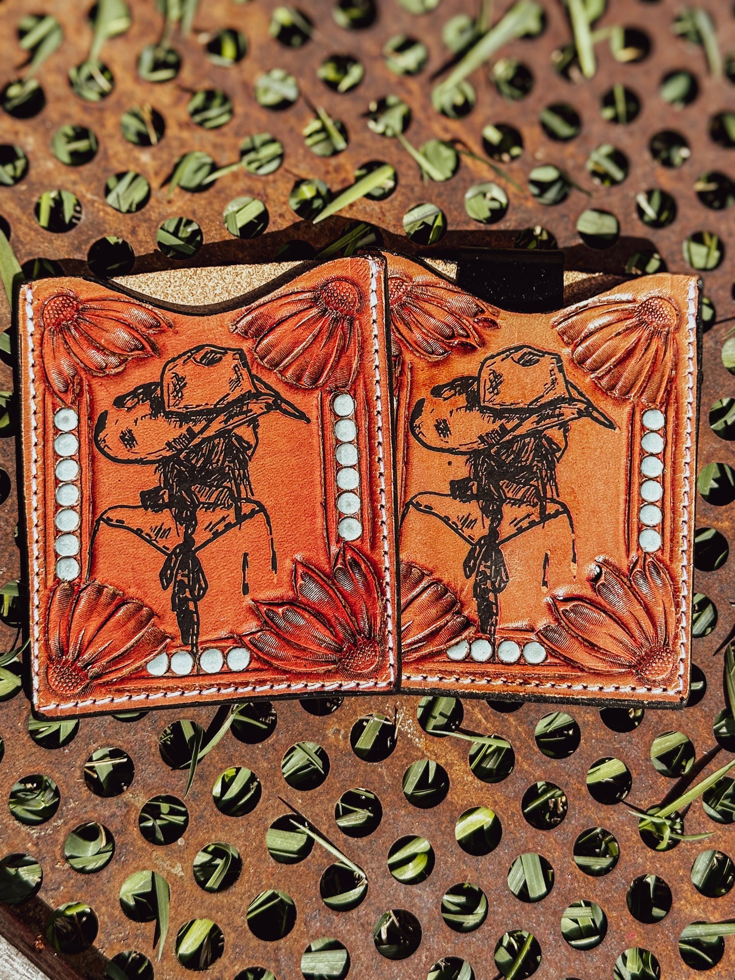 Cowgirl Leather Boot Wallet