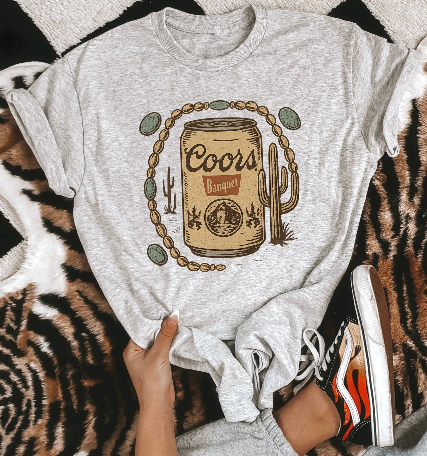 Old School Beer Tee or Crewneck