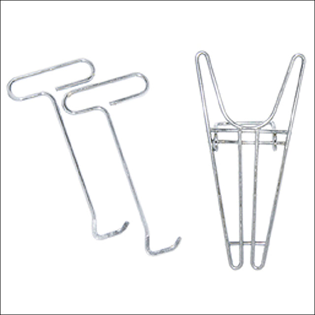 Hilason Western Horse Riding Boot Hooks And Boot Jack Nickel Plated