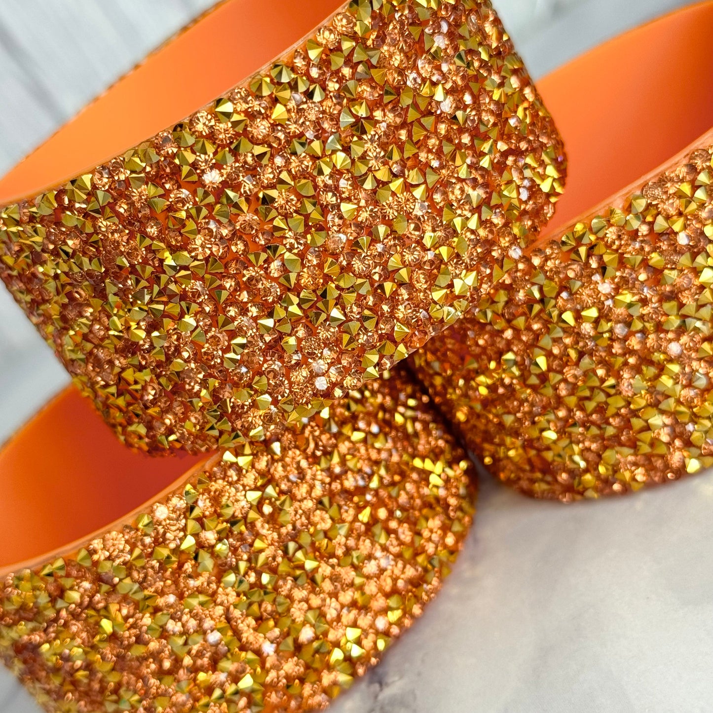 Pumpkin Spice Druzy BLING Tumbler Boot -fits 40oz New!