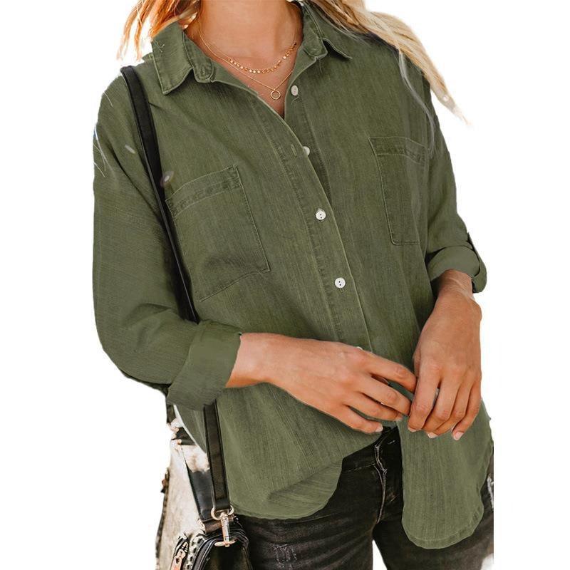 SilkSoft Loose Fit Denim Shirt