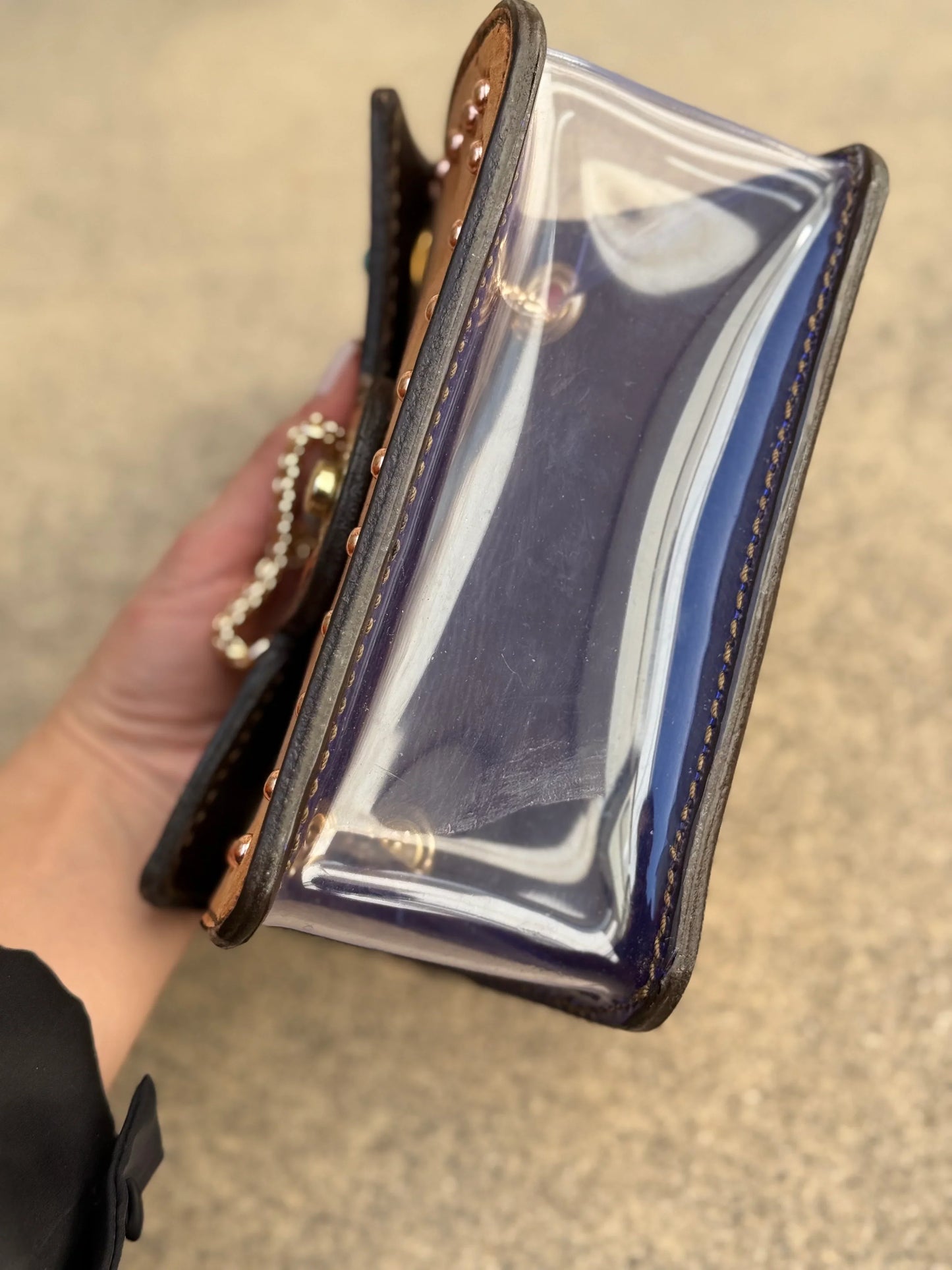 The Cowgirl Stadium Bag - Turquoise