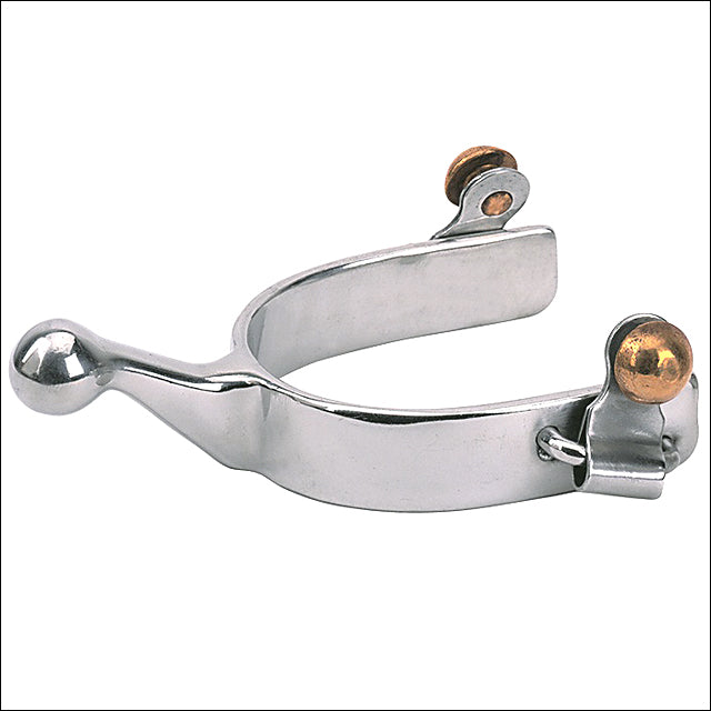 Weaver Ladies 21St Century Horse Riding Steel Spurs W/ 1" Shank 3/4" Band