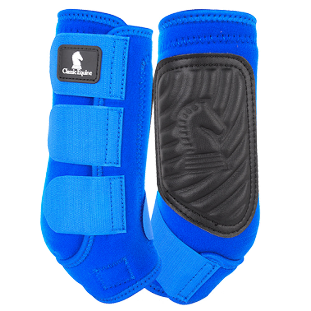 Classic Equine Classicfit Neoprene Horse Front Leg Boots Pair Purple