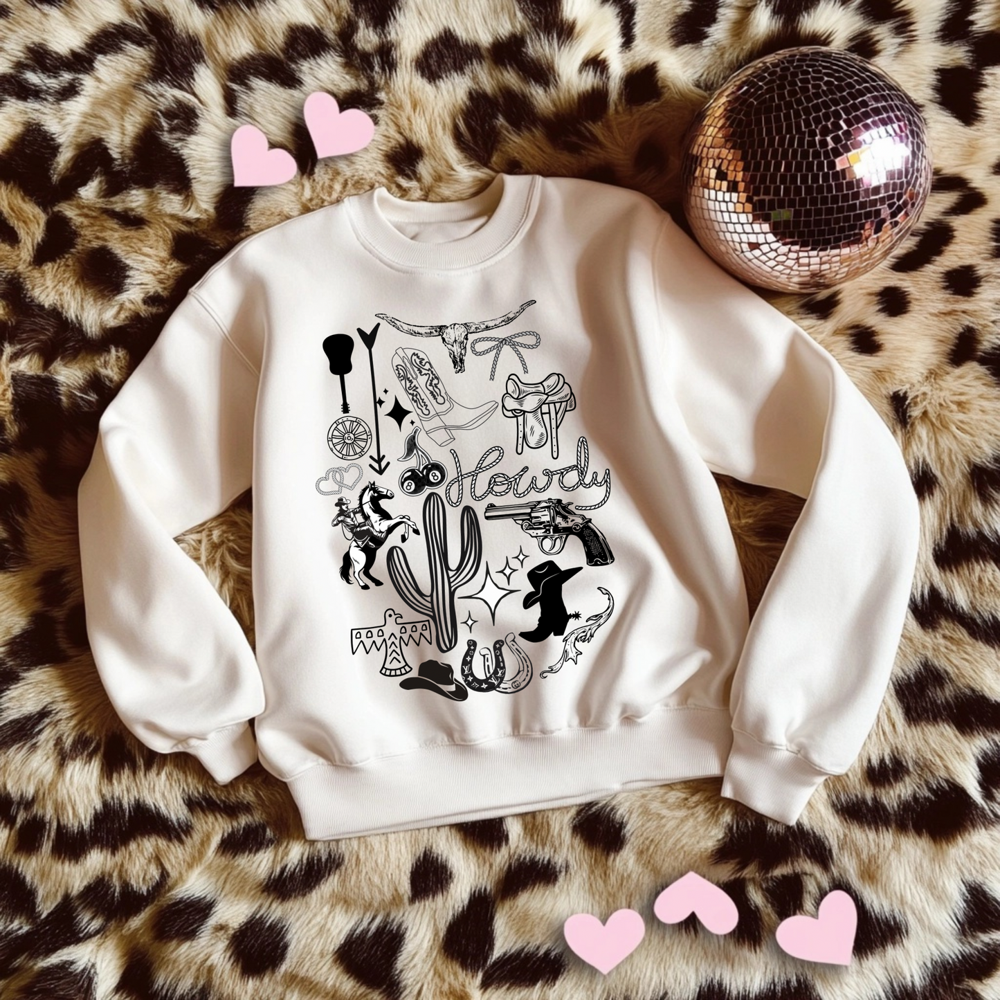 Howdy Collage TEE or CREWNECK