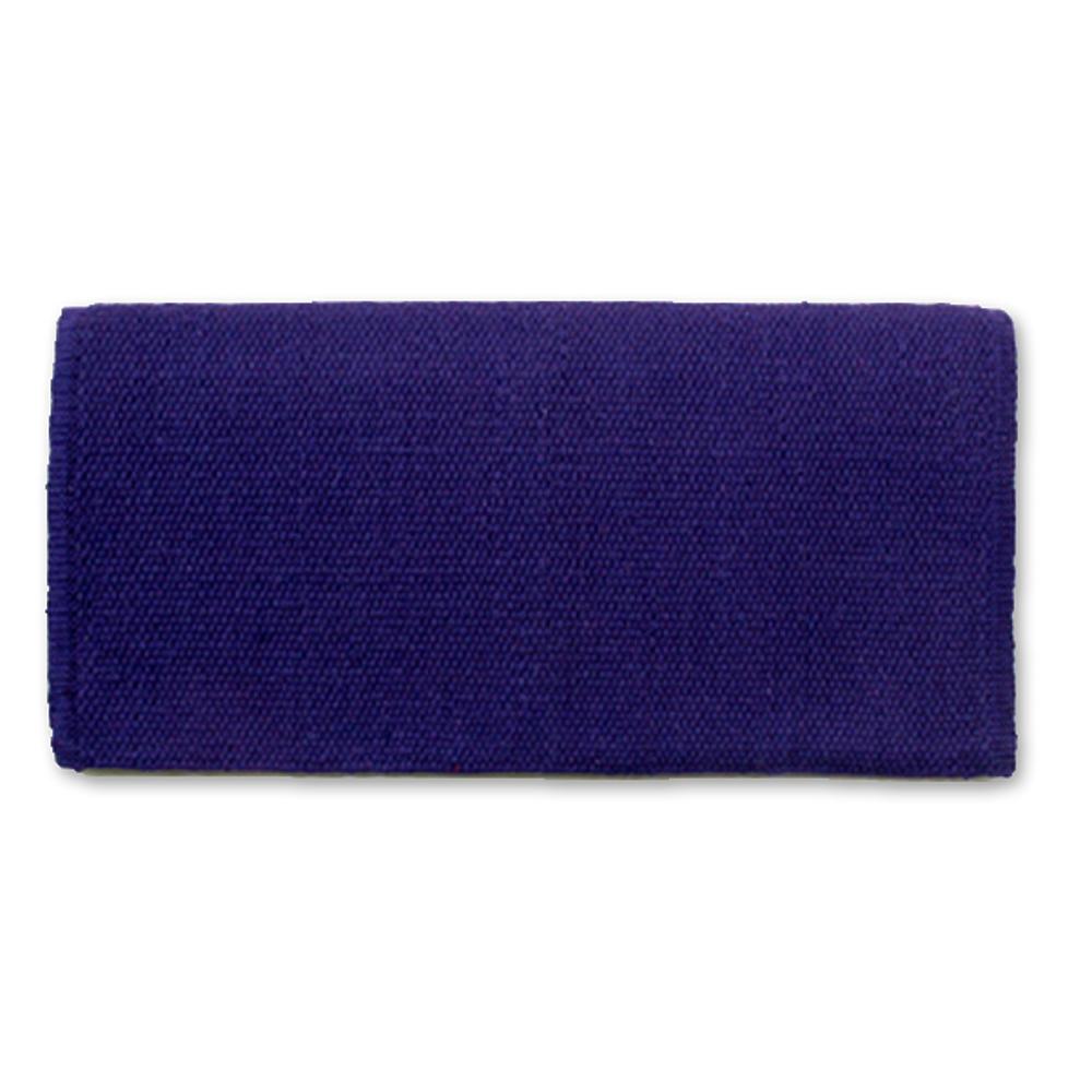 1314-29 San Juan Solid Purple 36x34 New Zealand Wool Saddle Blanket PURPLE