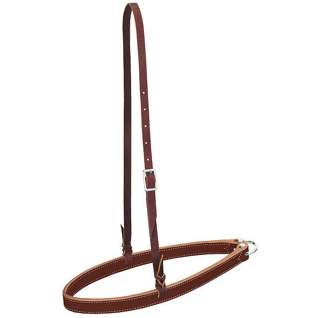Weaver Horizons Ring Bolt Durable Leather Noseband Standard Tan