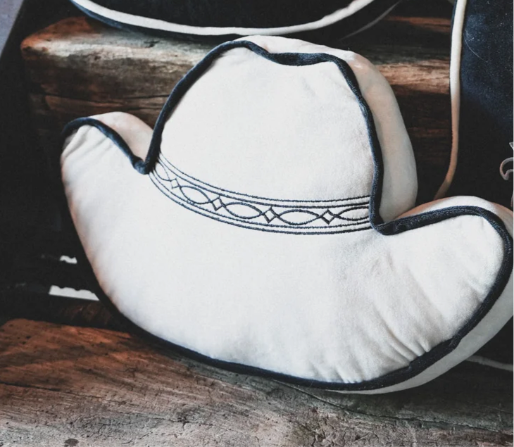 All Hat Pillow * Tan
