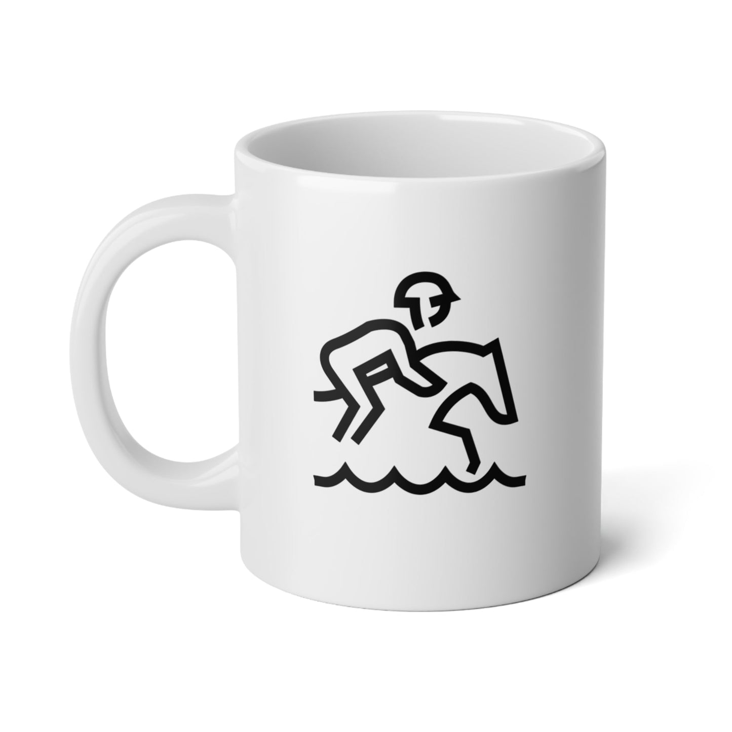 Jumbo Mug, 20oz - Rider/Water