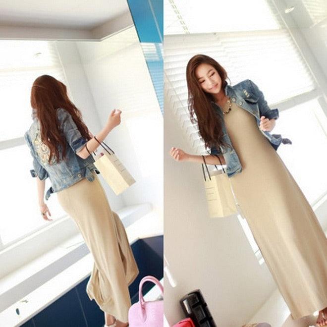 Cute Diamonds Encrusted Half Sleeve Denim Jacket