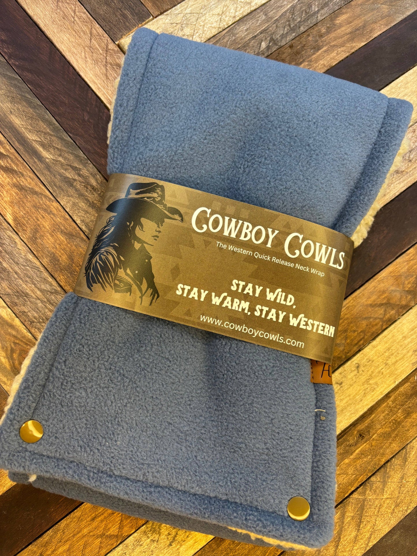 Cloud blue Cowboy Cowl