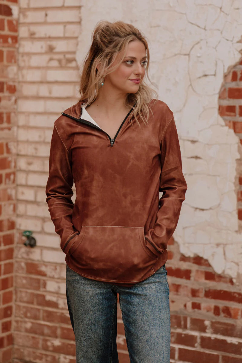 Cowgirl Fade PULLOVER * Saddle