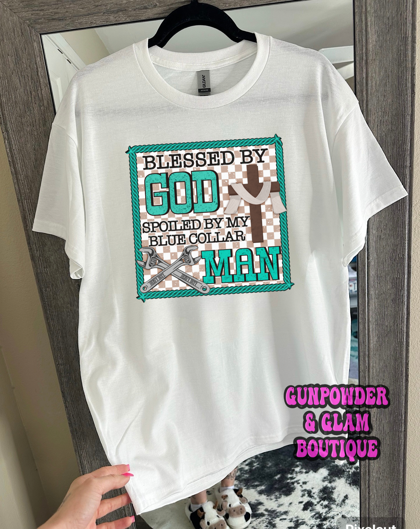 Blessed & Spoiled Tee or Crewneck