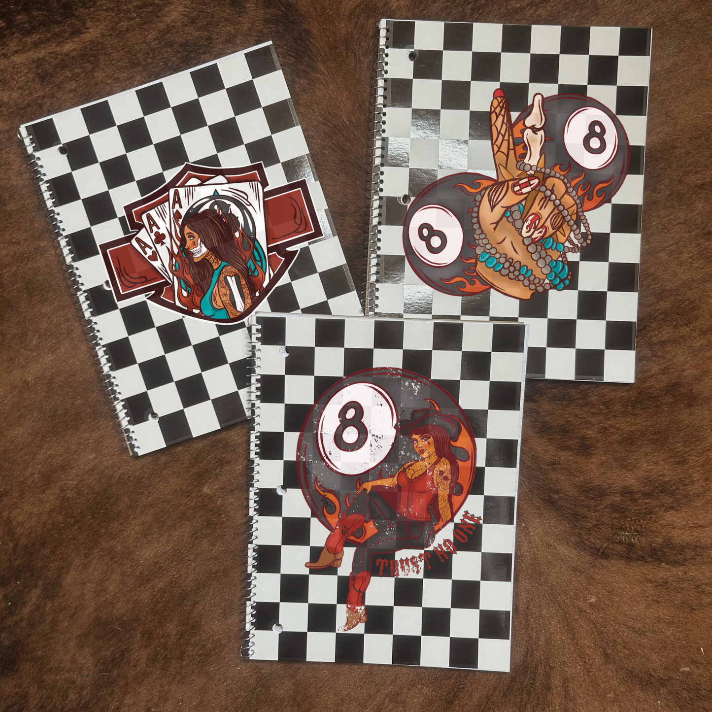 Yallternative Checkered Notebooks